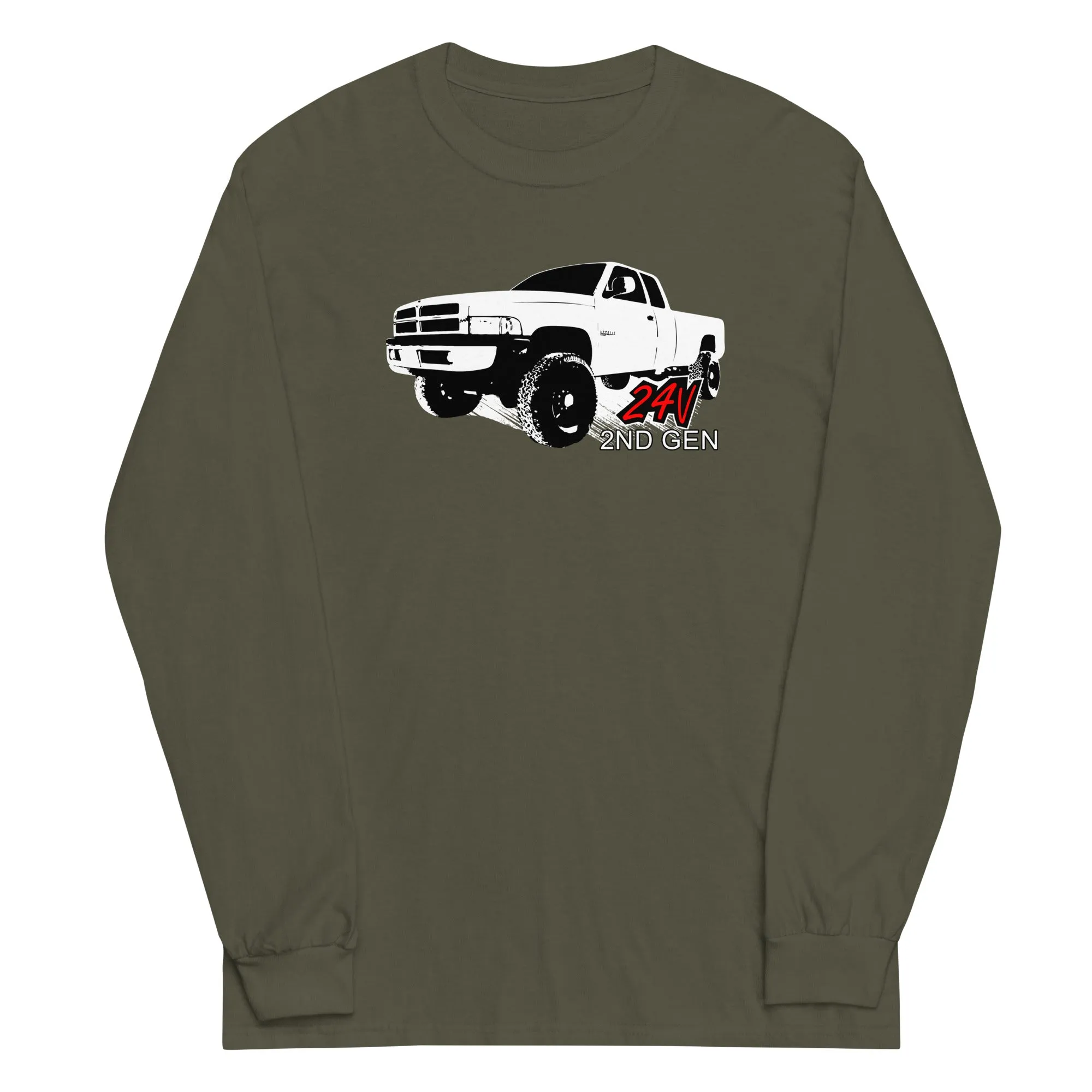 2nd Gen Ram 24v Diesel Truck  Long Sleeve T-Shirt