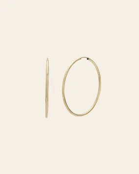 40mm Siena Hoops - 10k Gold