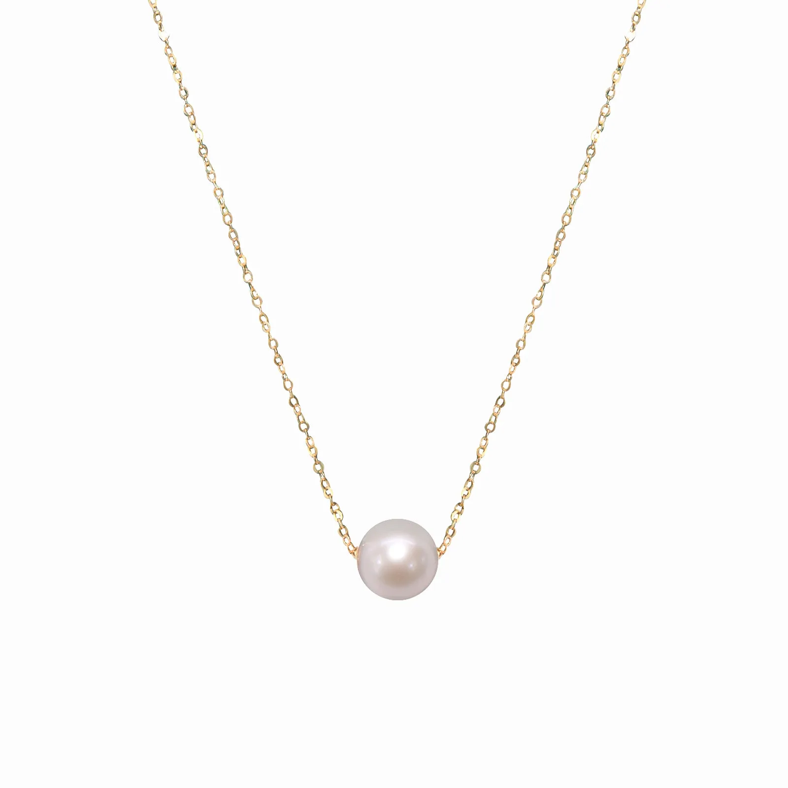 7mm Gold-Filled Pearl Necklace