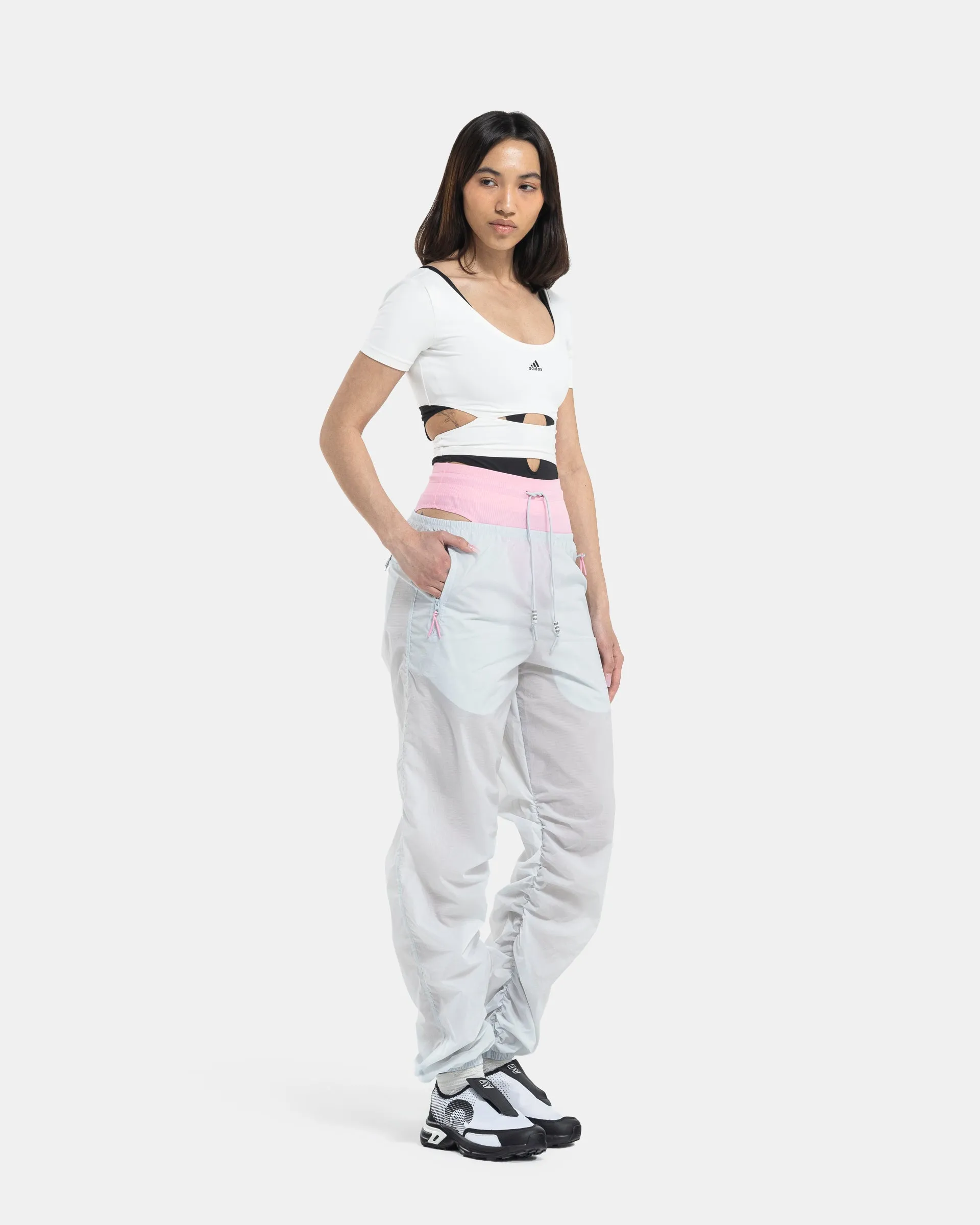 Adidas Designed by Rui Zhou Pants in Clear Grey and Light Pink