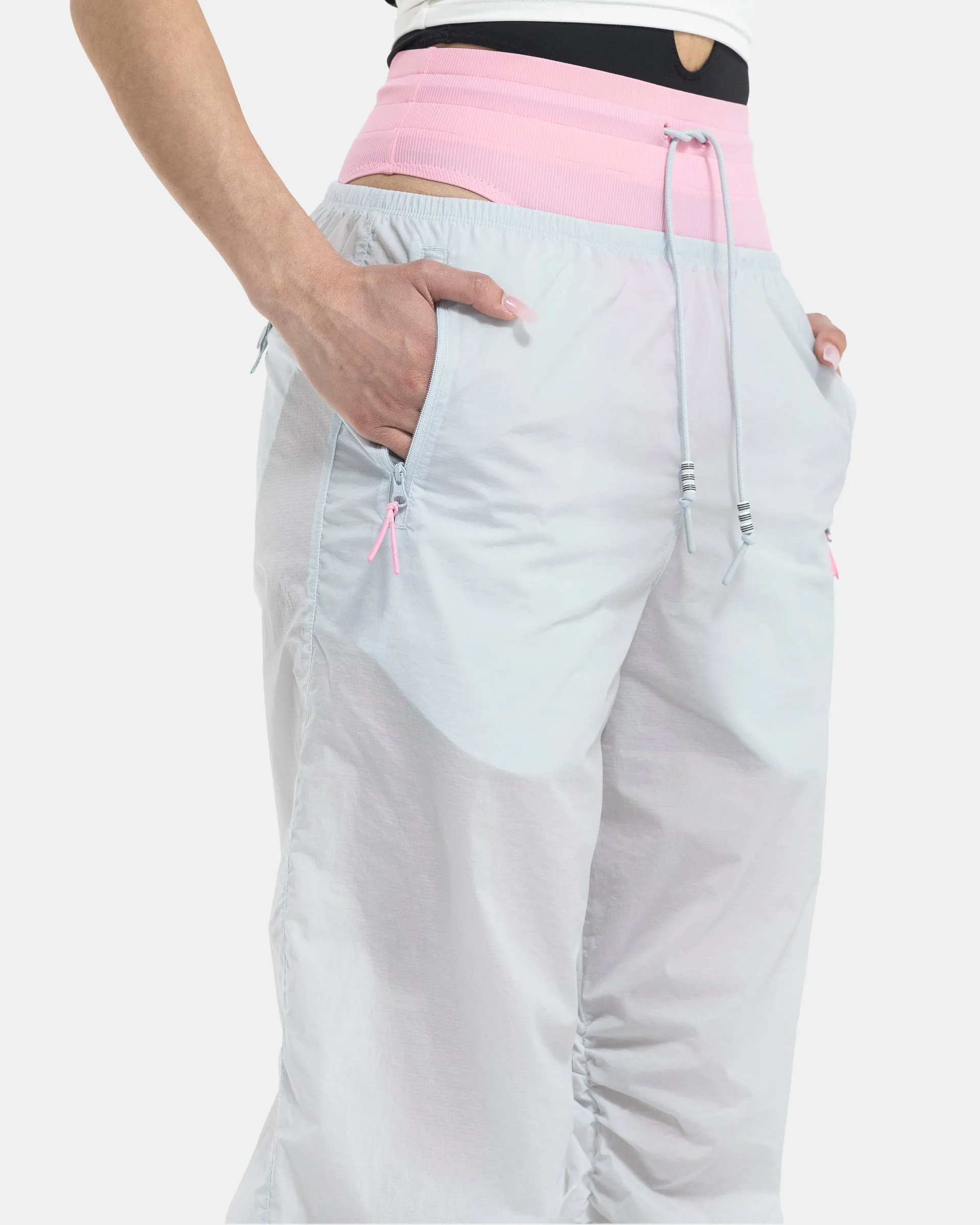 Adidas Designed by Rui Zhou Pants in Clear Grey and Light Pink