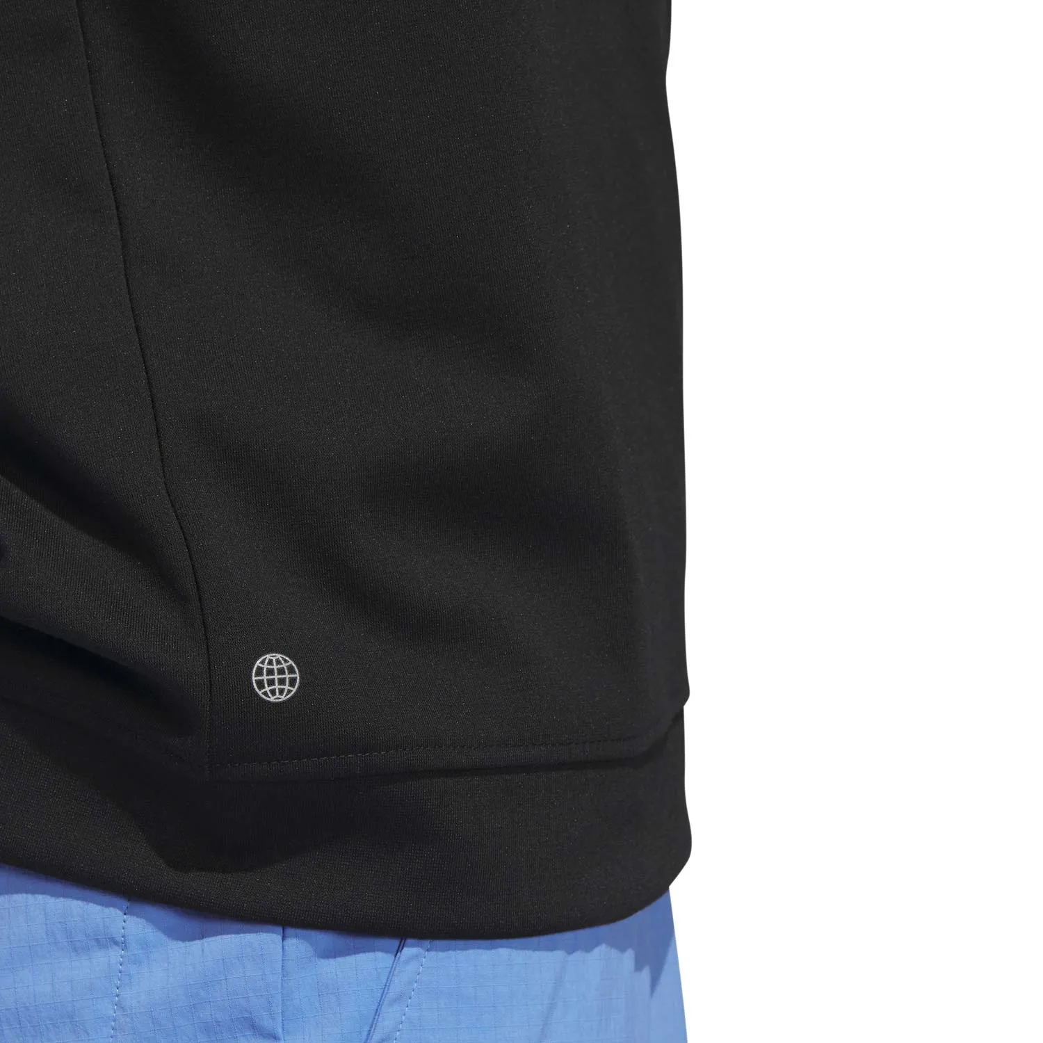 adidas Golf Elevated Quarter Zip Pullover - Black