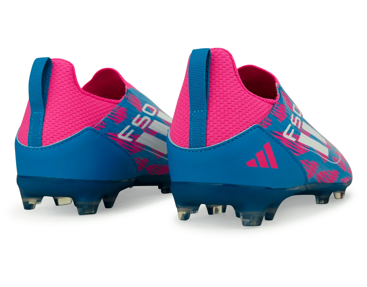 adidas Kids F50 League LL FG/MG Blue/White/Pink