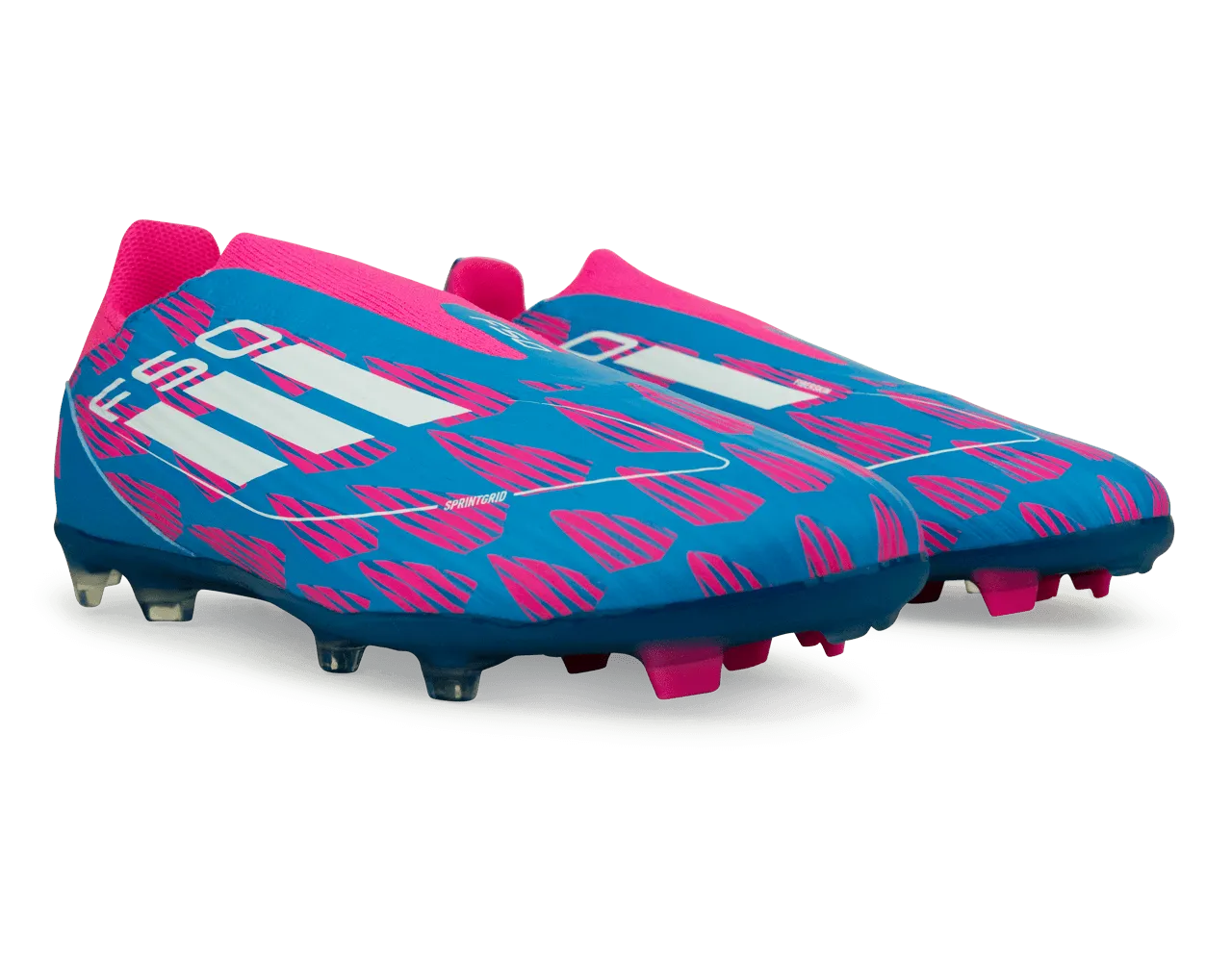 adidas Kids F50 League LL FG/MG Blue/White/Pink