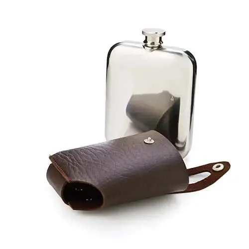 Admiral Stainless Steel Flask with Carrying Case