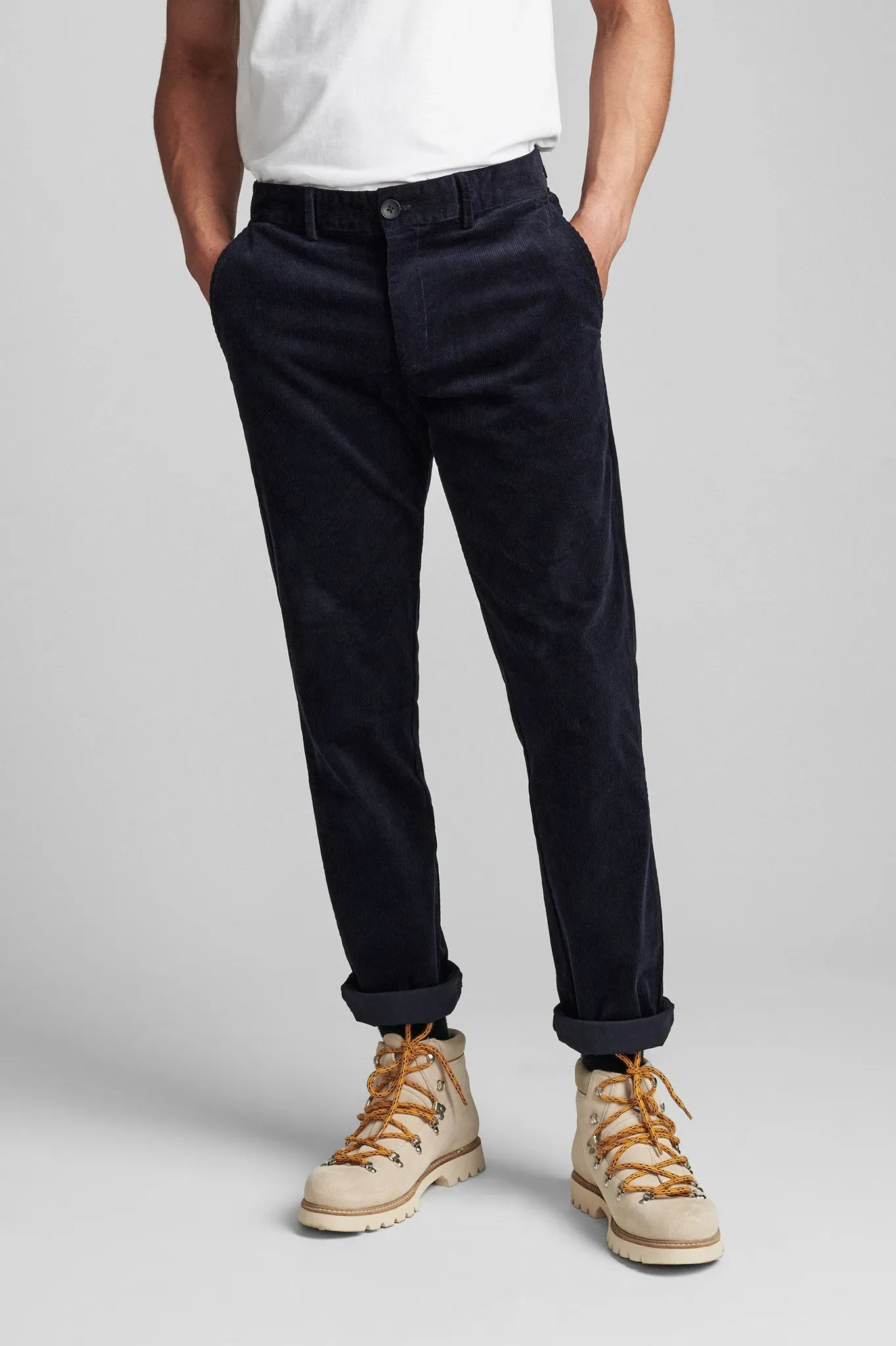 AKJOHN CORDUROY PANTS - Sky Captain