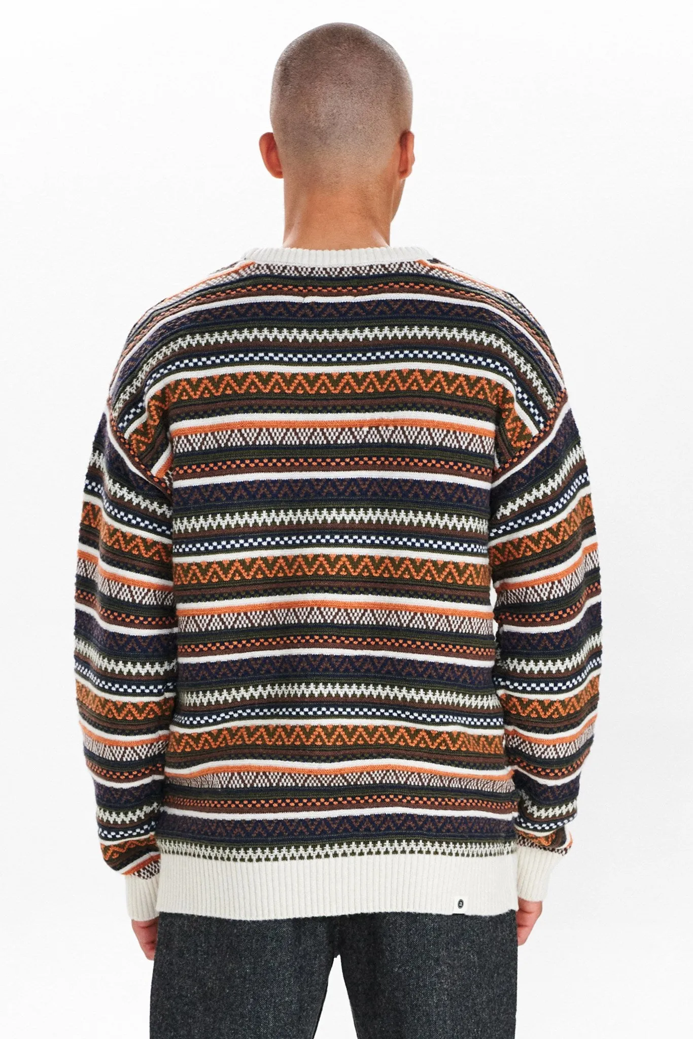 AKKARL JAQUARD PATTERN KNIT - Cinnamon Stick