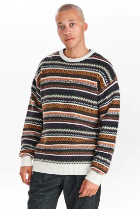 AKKARL JAQUARD PATTERN KNIT - Cinnamon Stick