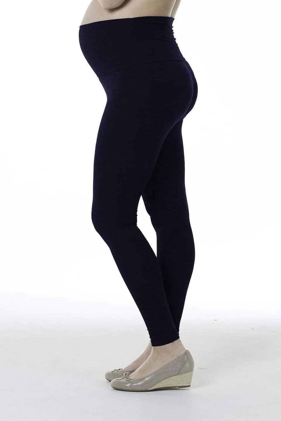 Alexa Full Maternity Leggings Navy