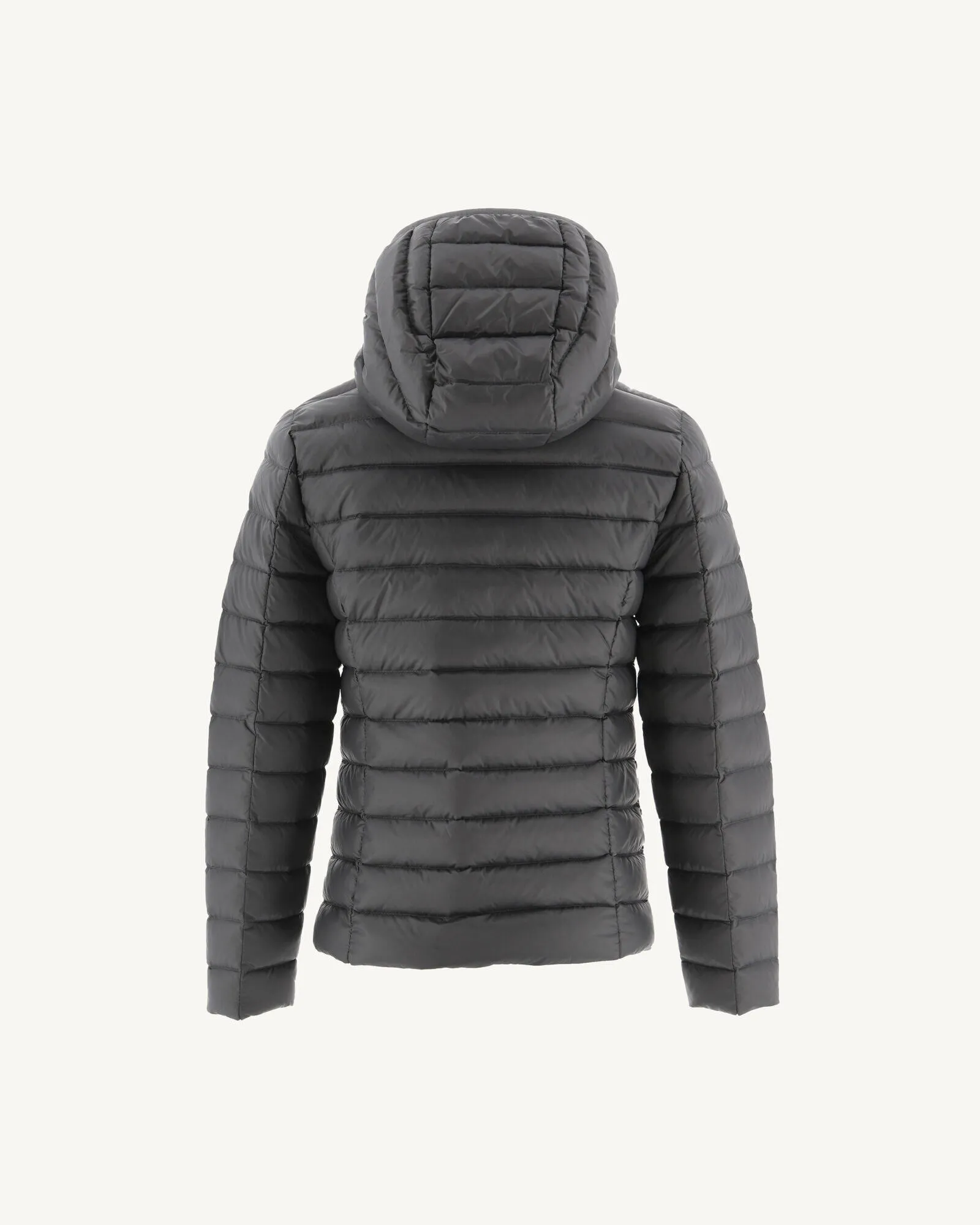 Anthracite Hooded down jacket Carla