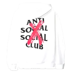 Anti Social Social Club Cancelled Sweatshirt White Pink