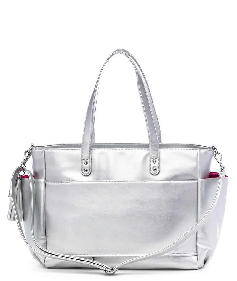 Aquila Tote Bag - Silver Metallic - [OUTLET FINAL SALE]