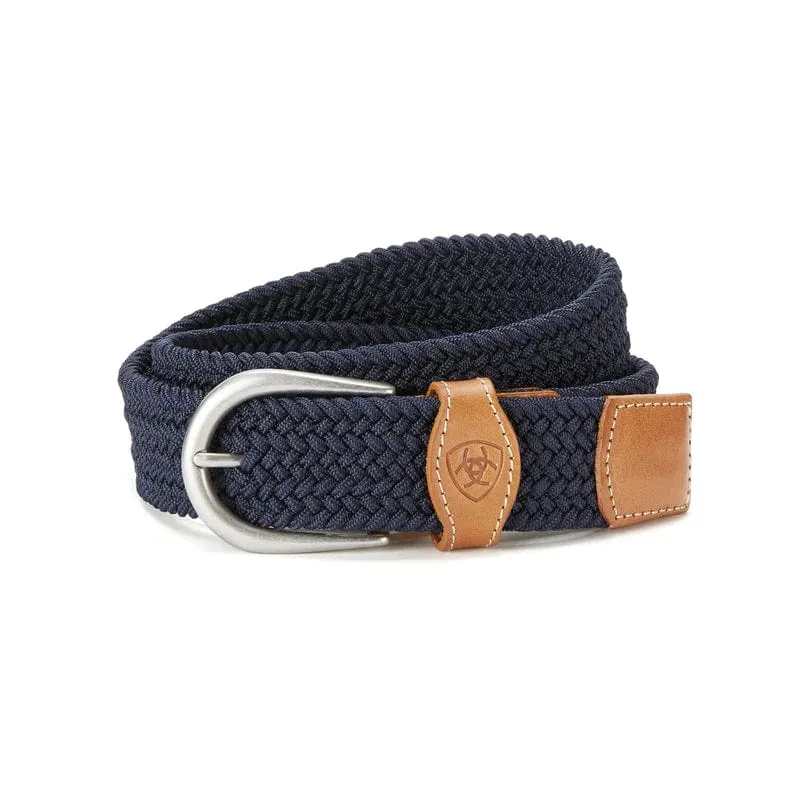 Ariat Belt Adults One Rail Woven Navy