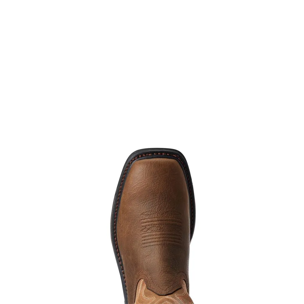 'Ariat' Men's Big Rig EH WP Soft Toe - Rye Brown