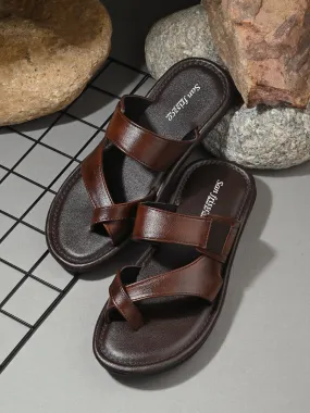 Artisan Brown Comfort Slippers