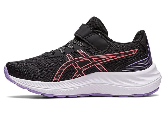 Asics Kid's Pre Excite 9 PS - Black/Papaya