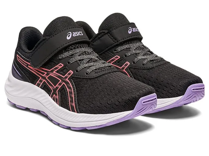 Asics Kid's Pre Excite 9 PS - Black/Papaya