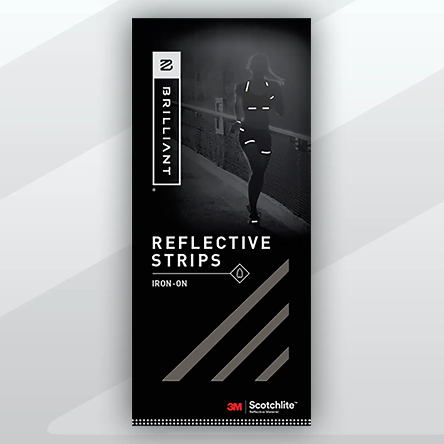 Brilliant Reflective Iron-On Strips