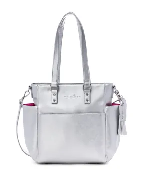 Carina Tote Bag - Silver Metallic - [OUTLET FINAL SALE]