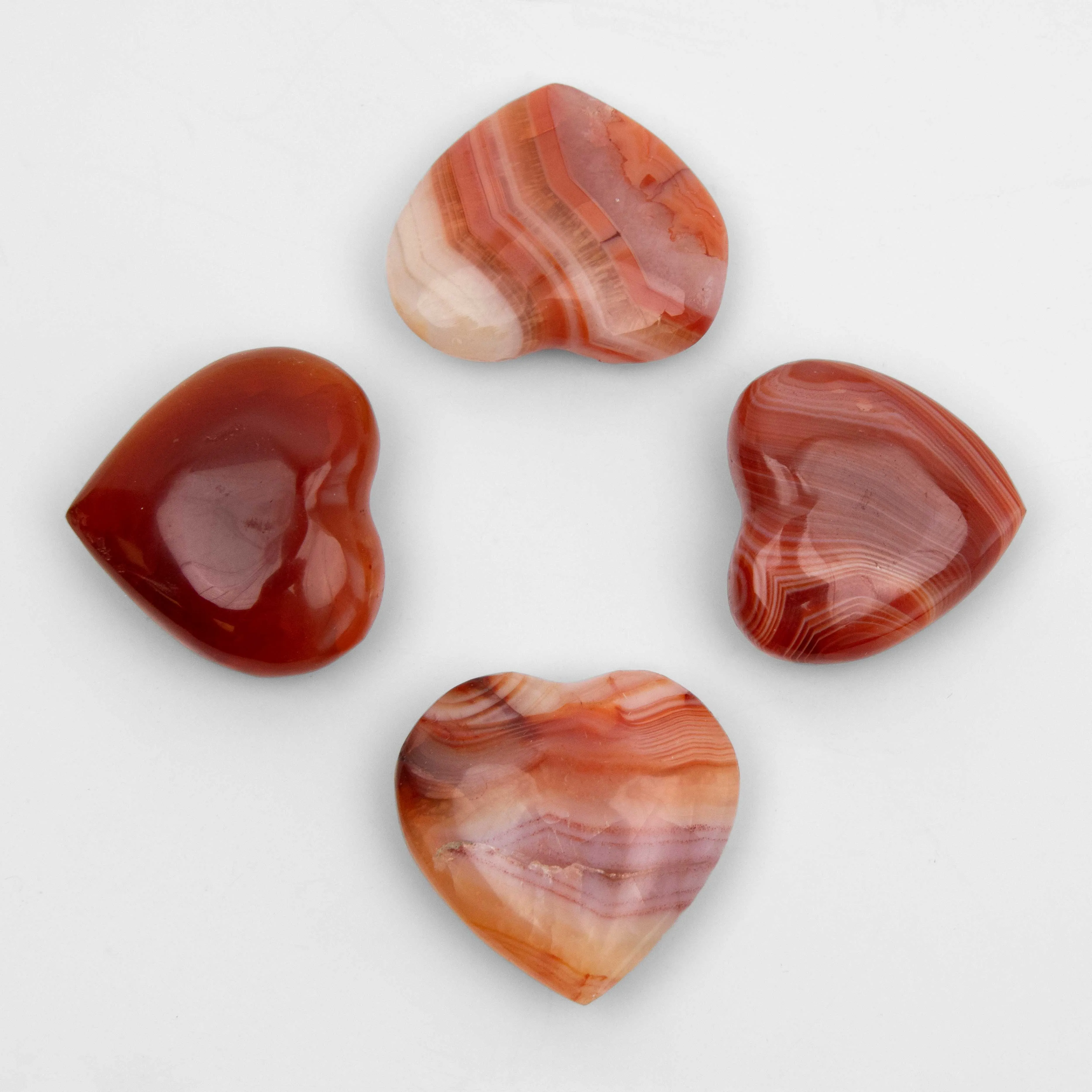 Carnelian - Heart, Polished