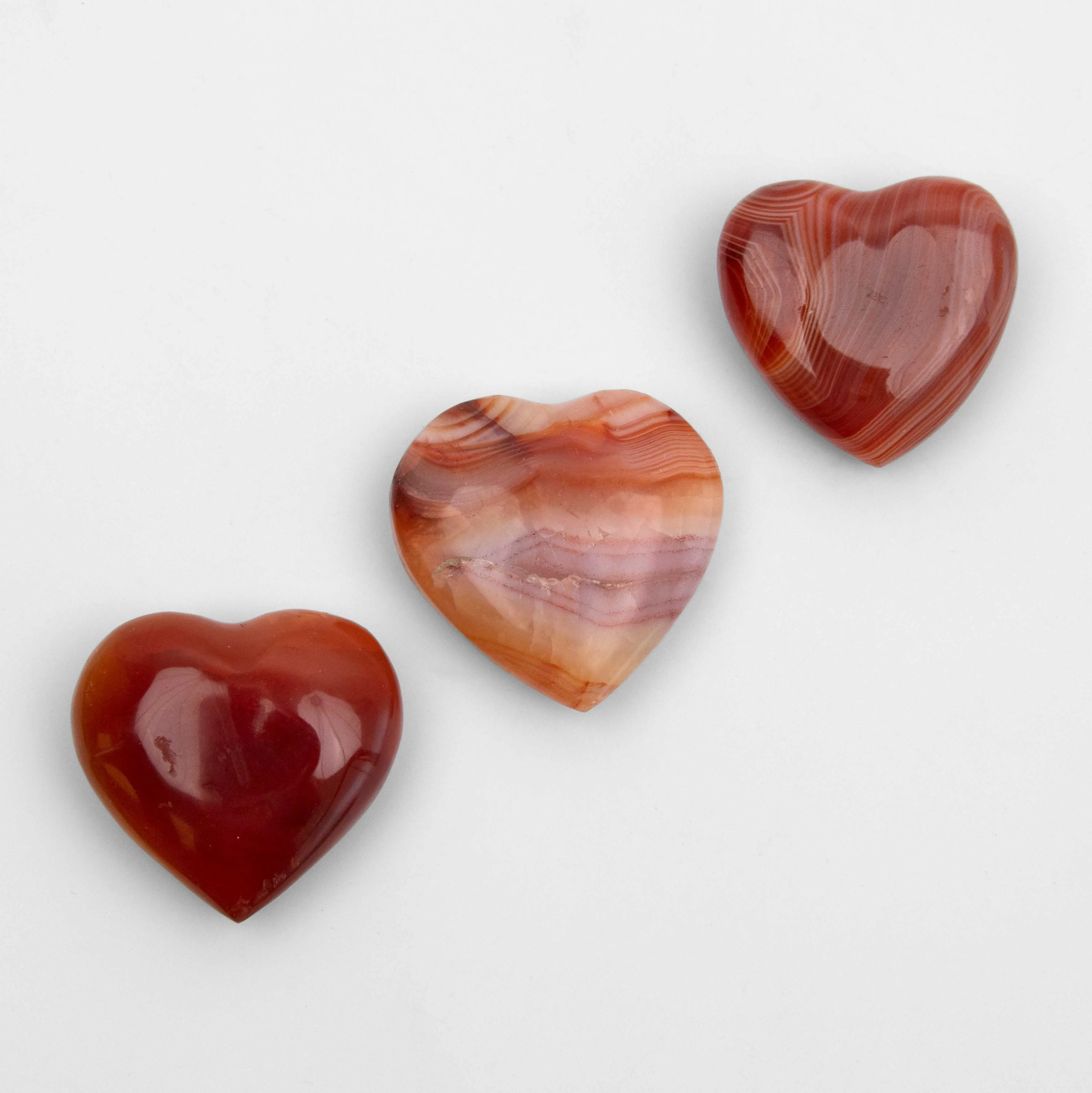 Carnelian - Heart, Polished