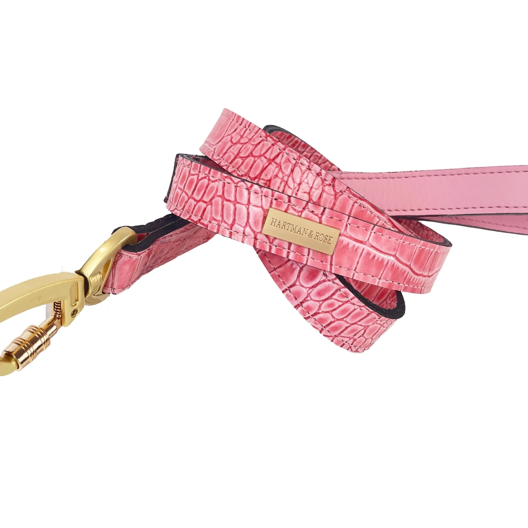 Cayman Dog Leash in Sweet Pink