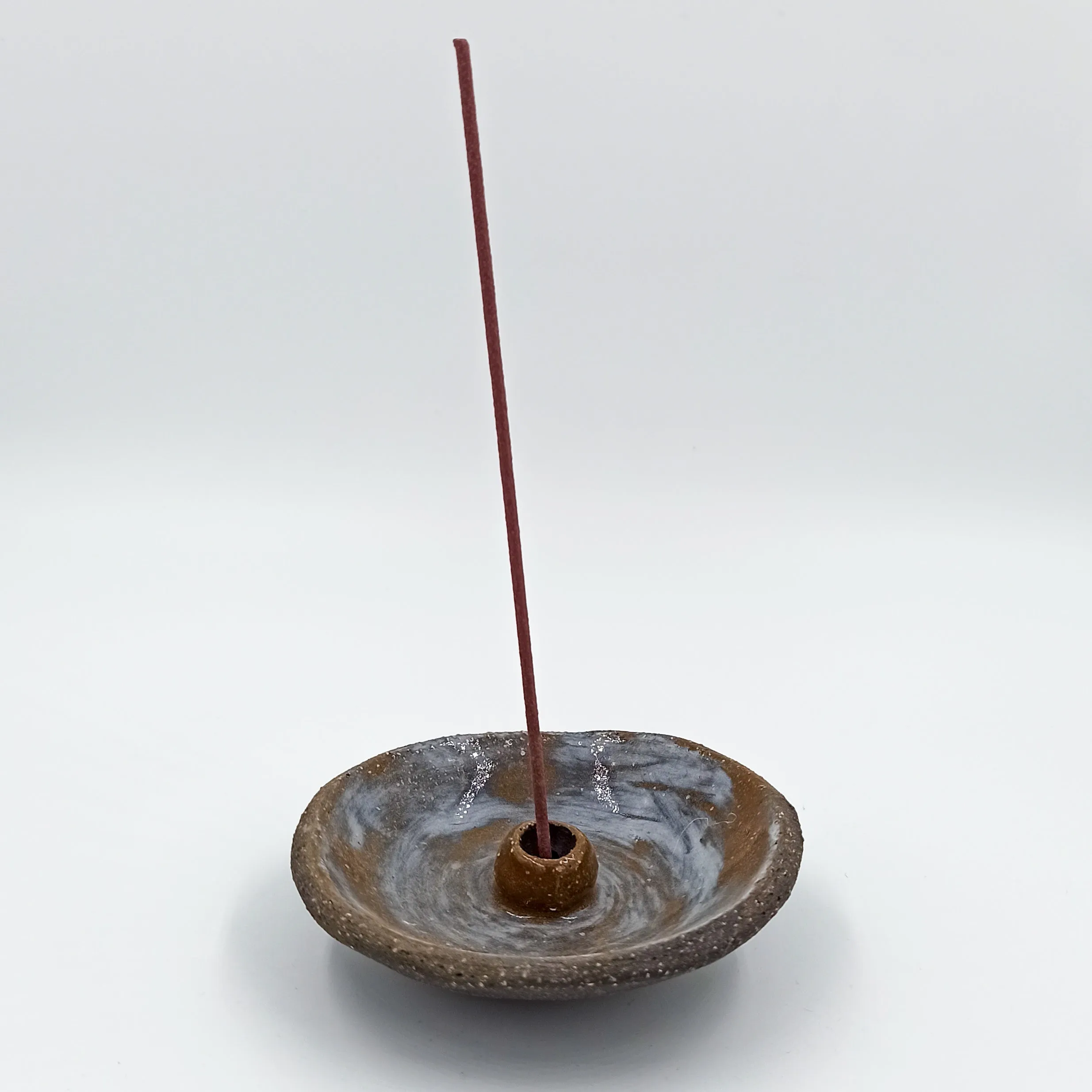 Ceramic handbuilt incense holder No3