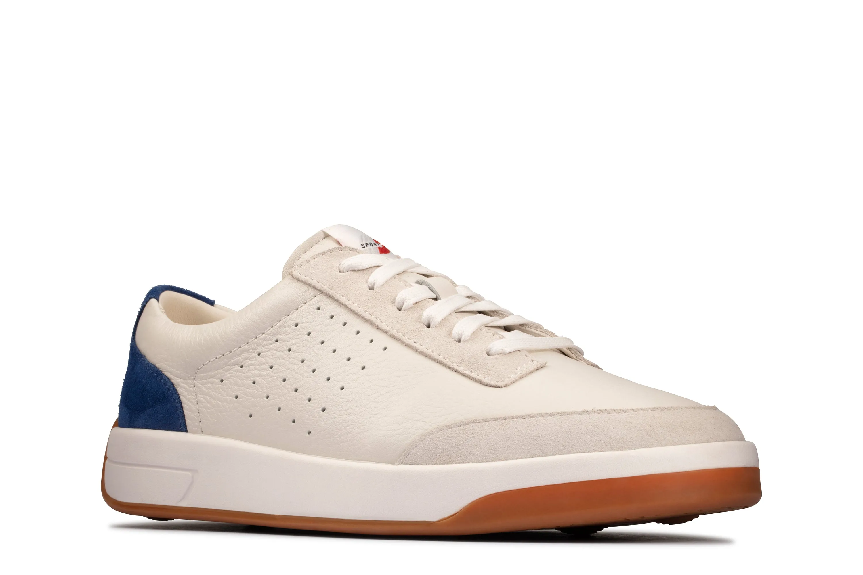 Clarks Hero Air Lace White/Blue