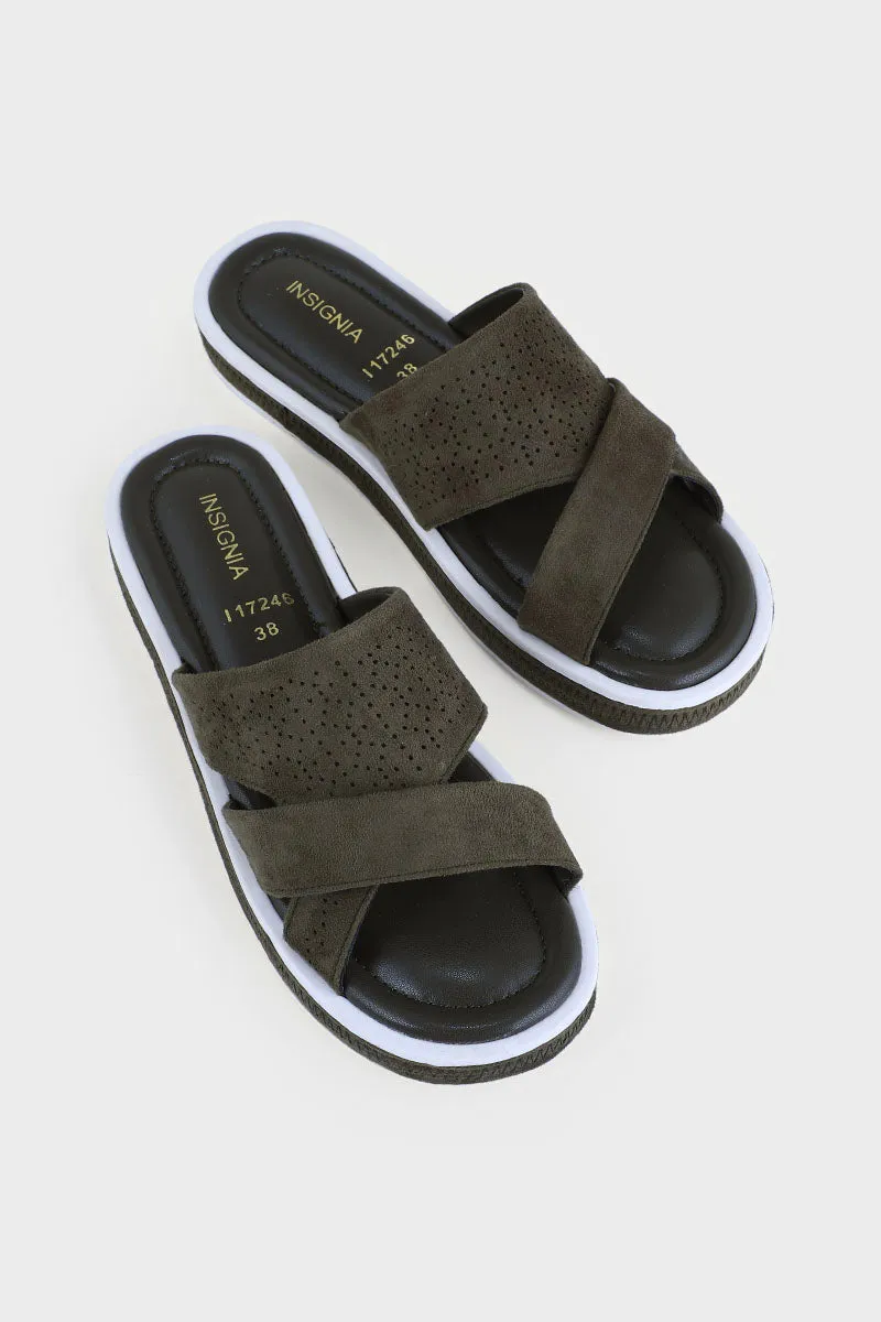 Comfort Slip On I17246-Olive