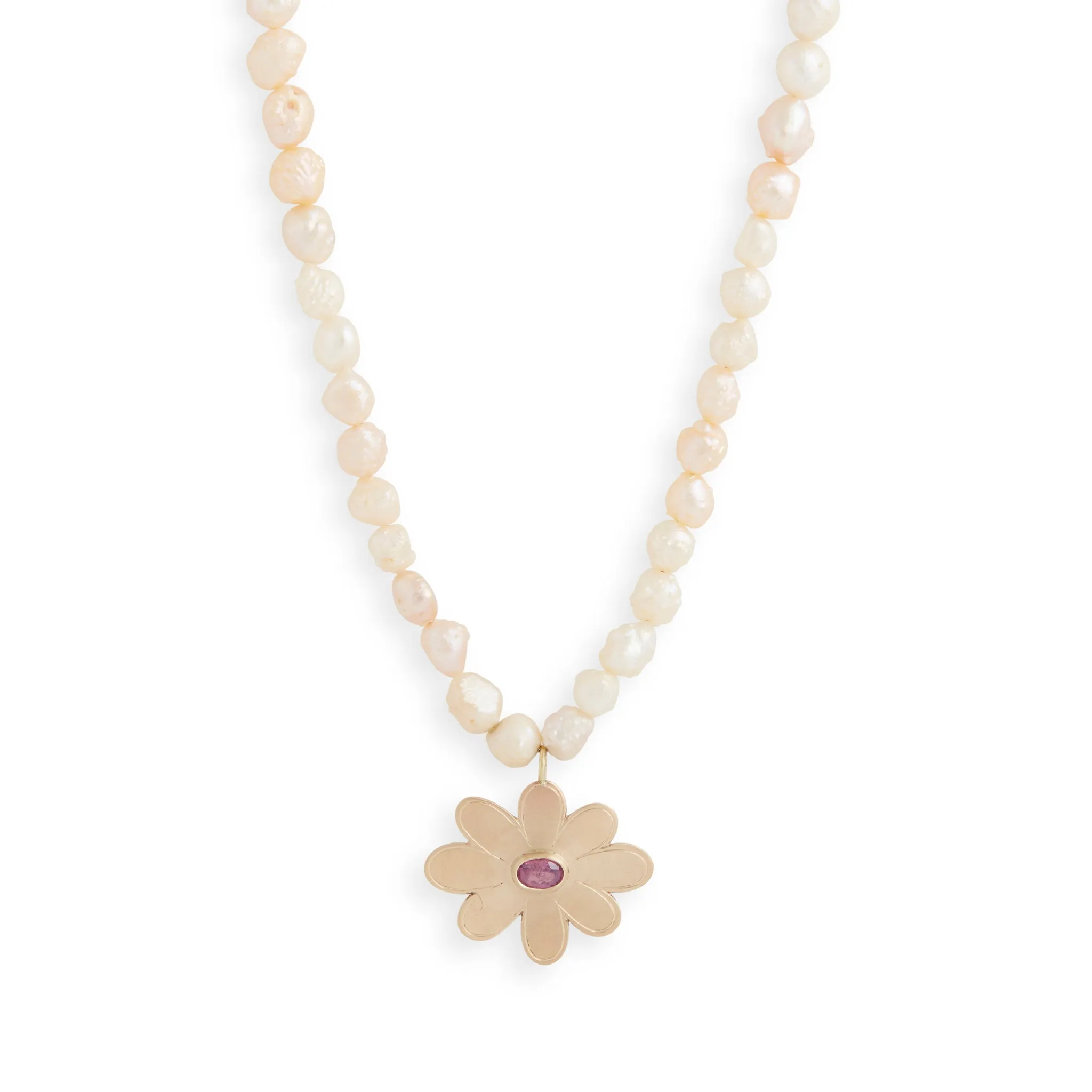 Daisy & Pearls Necklace