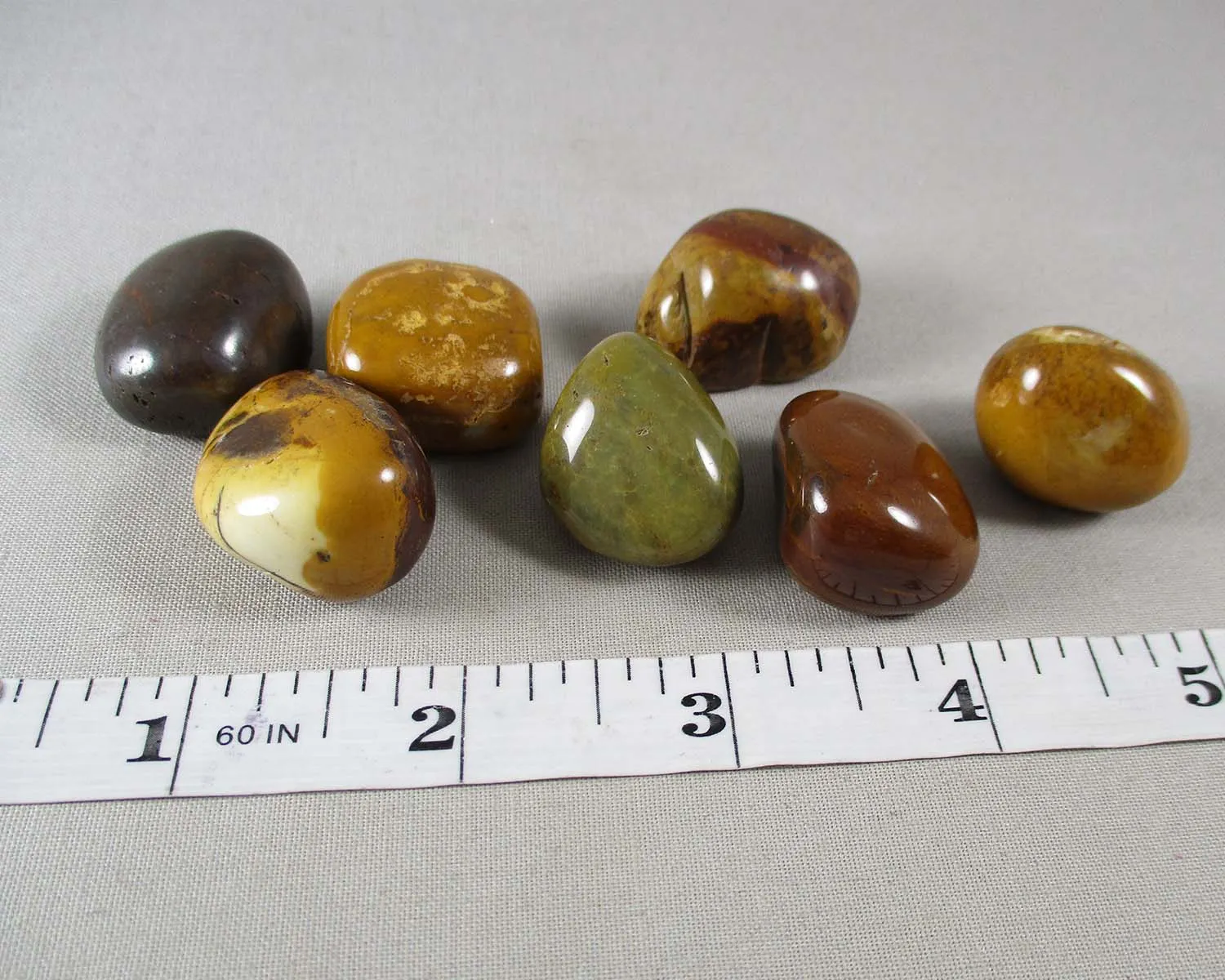 Desert Sunset Jasper Stones Polished 3pcs J189