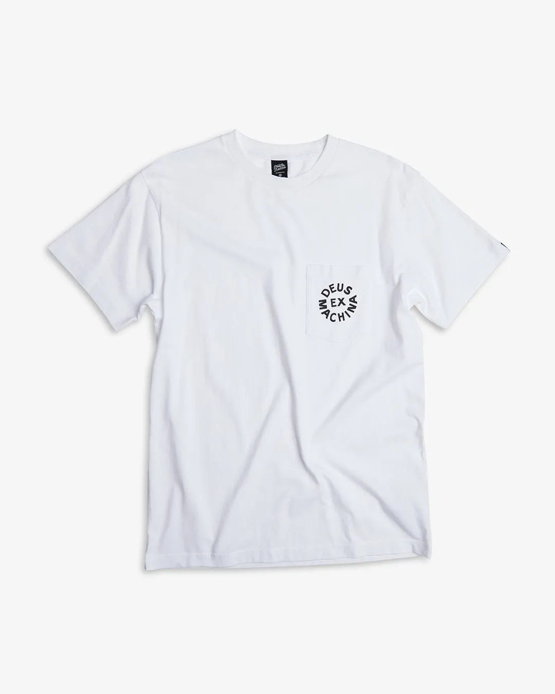 Deus Pocket Logo Tee - White