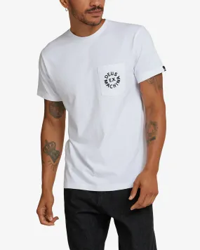 Deus Pocket Logo Tee - White