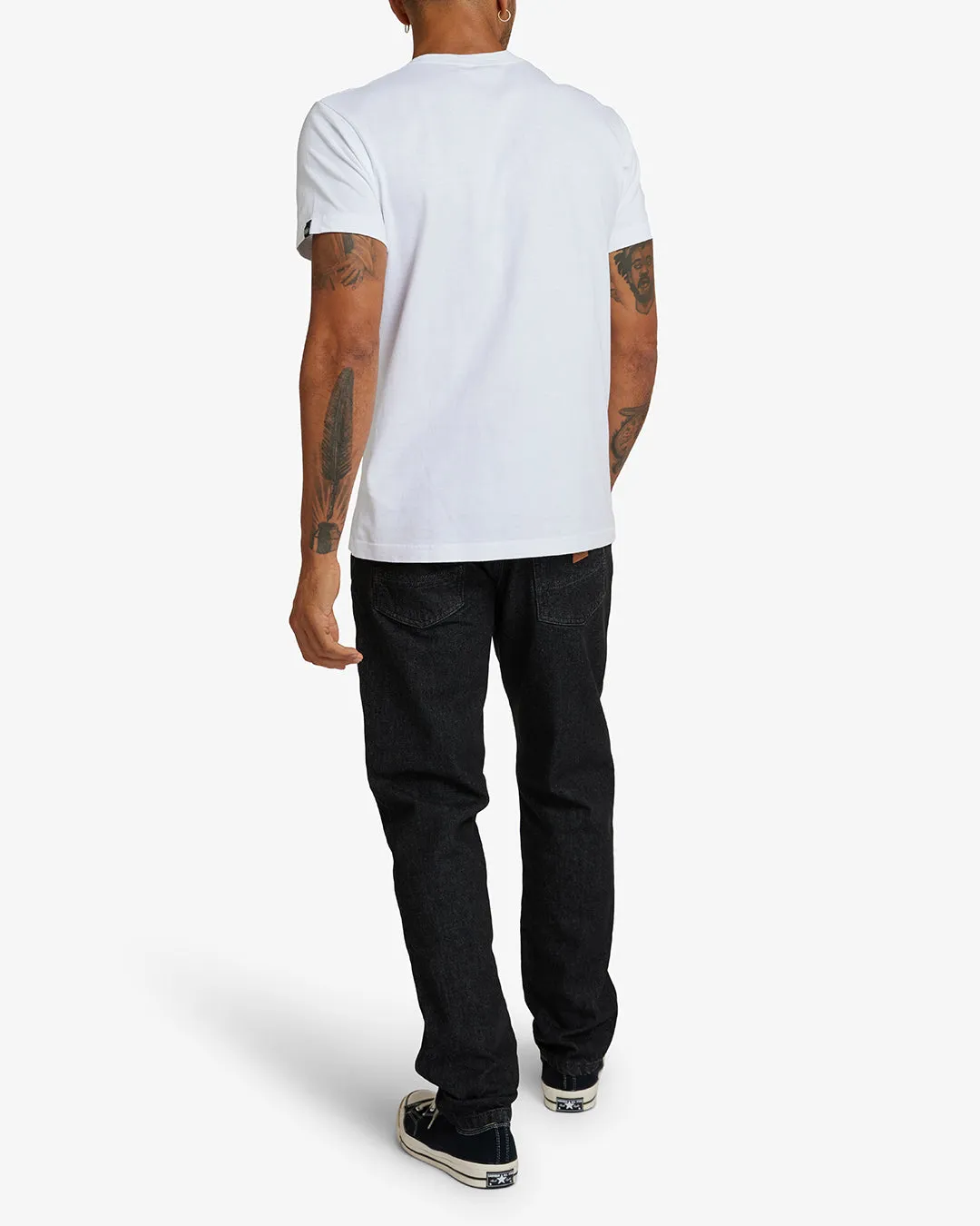 Deus Pocket Logo Tee - White