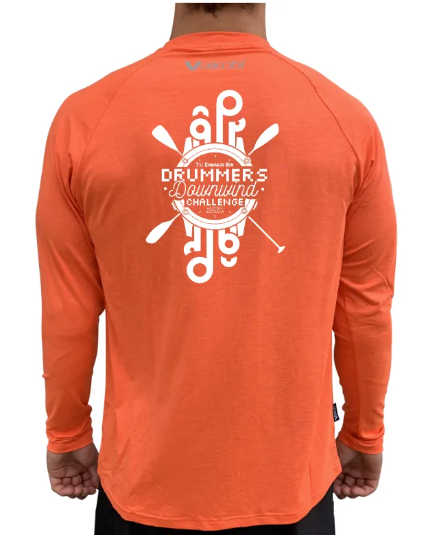 DRUMMERS - UV Performance L/S Tech Top - Orange - CUSTOM