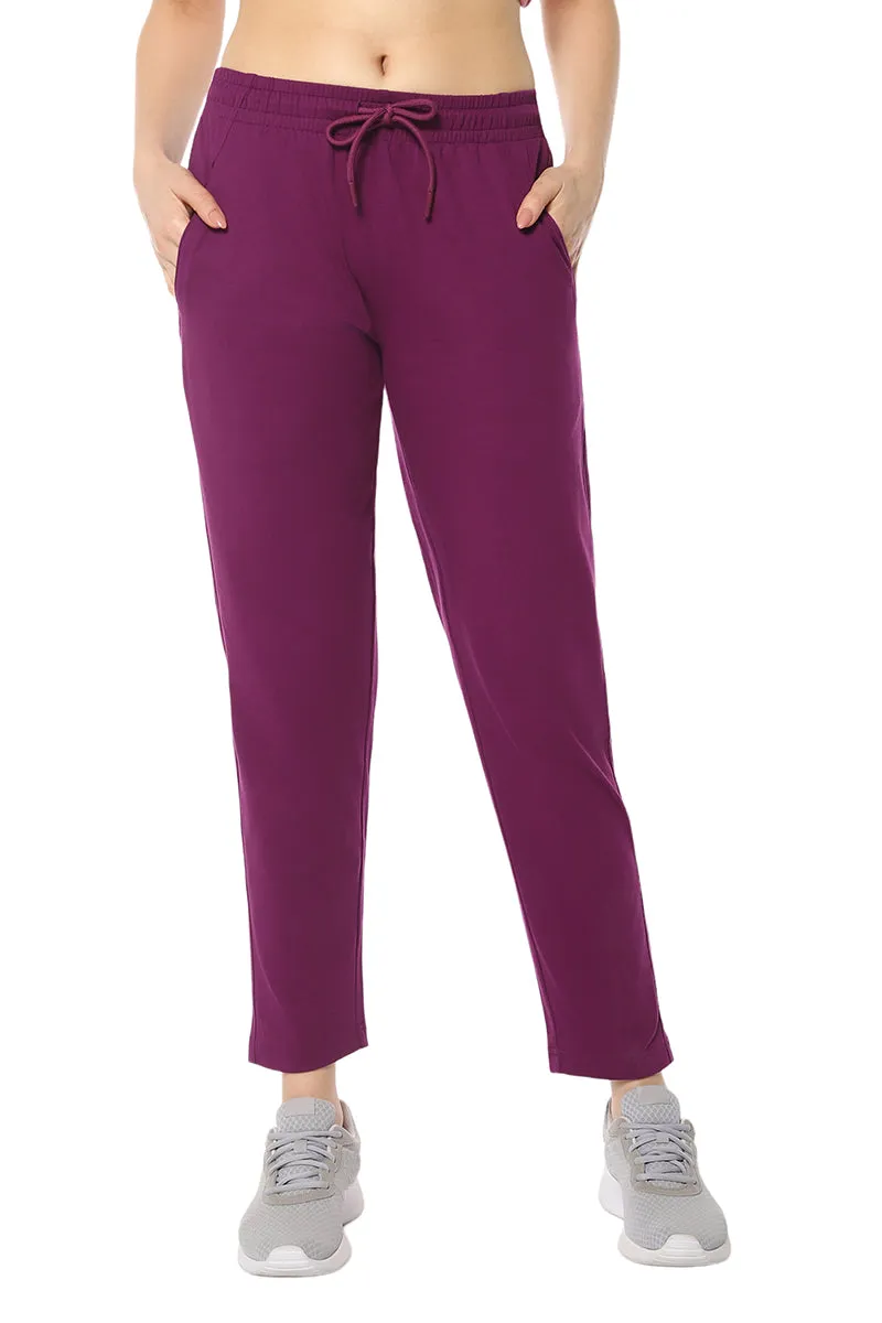 Elements Track Pants - Magenta Purple