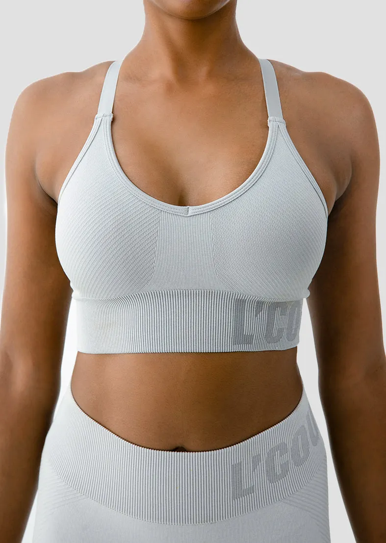 Elevate Seamless Bra Grey Marl Final Sale