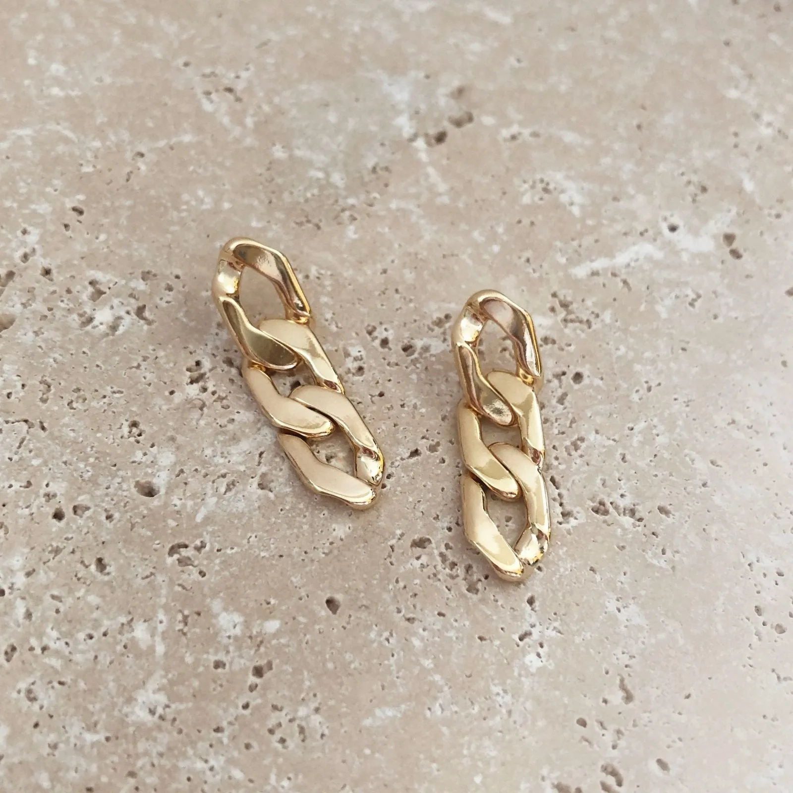 Elisha - Thick Chain Earrings