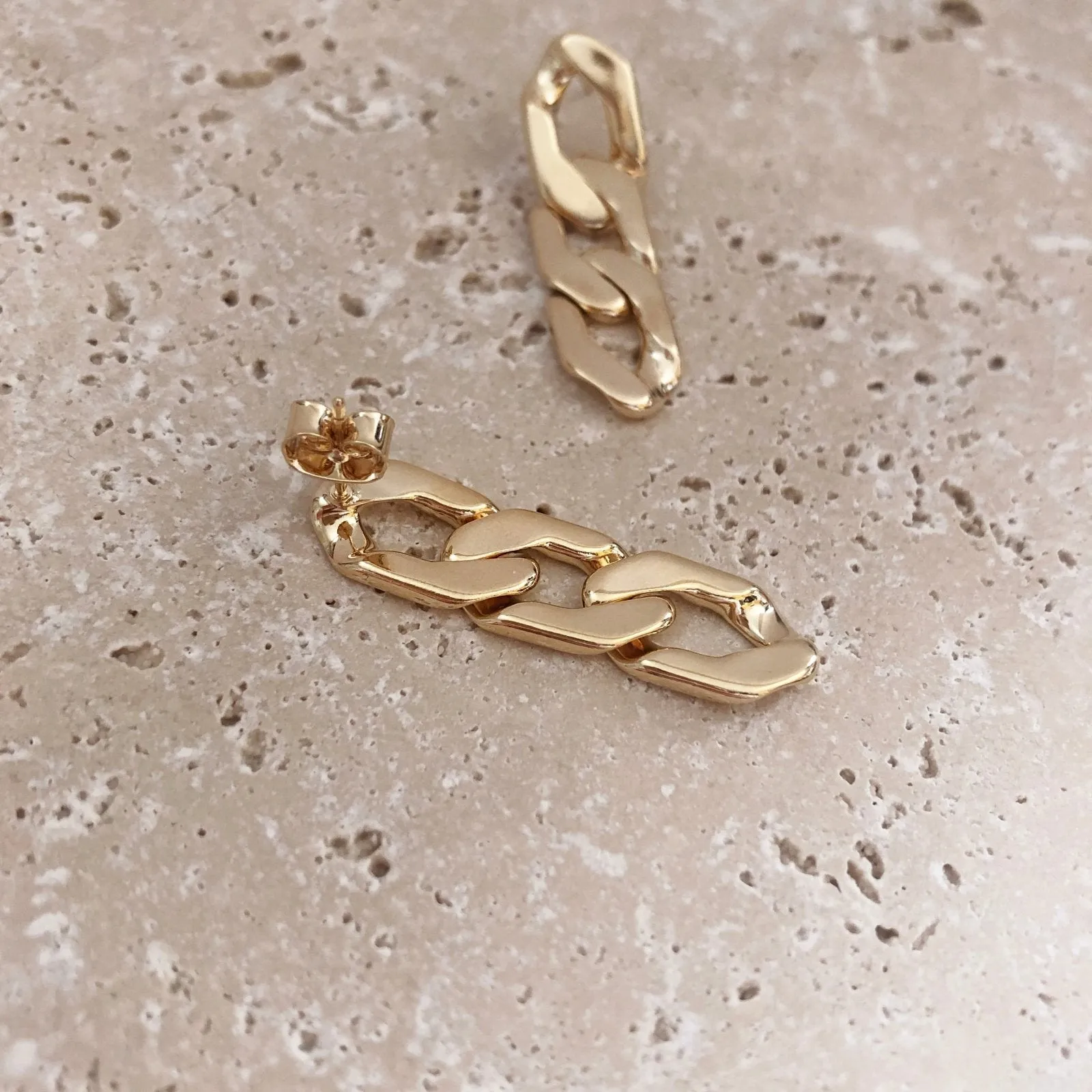 Elisha - Thick Chain Earrings