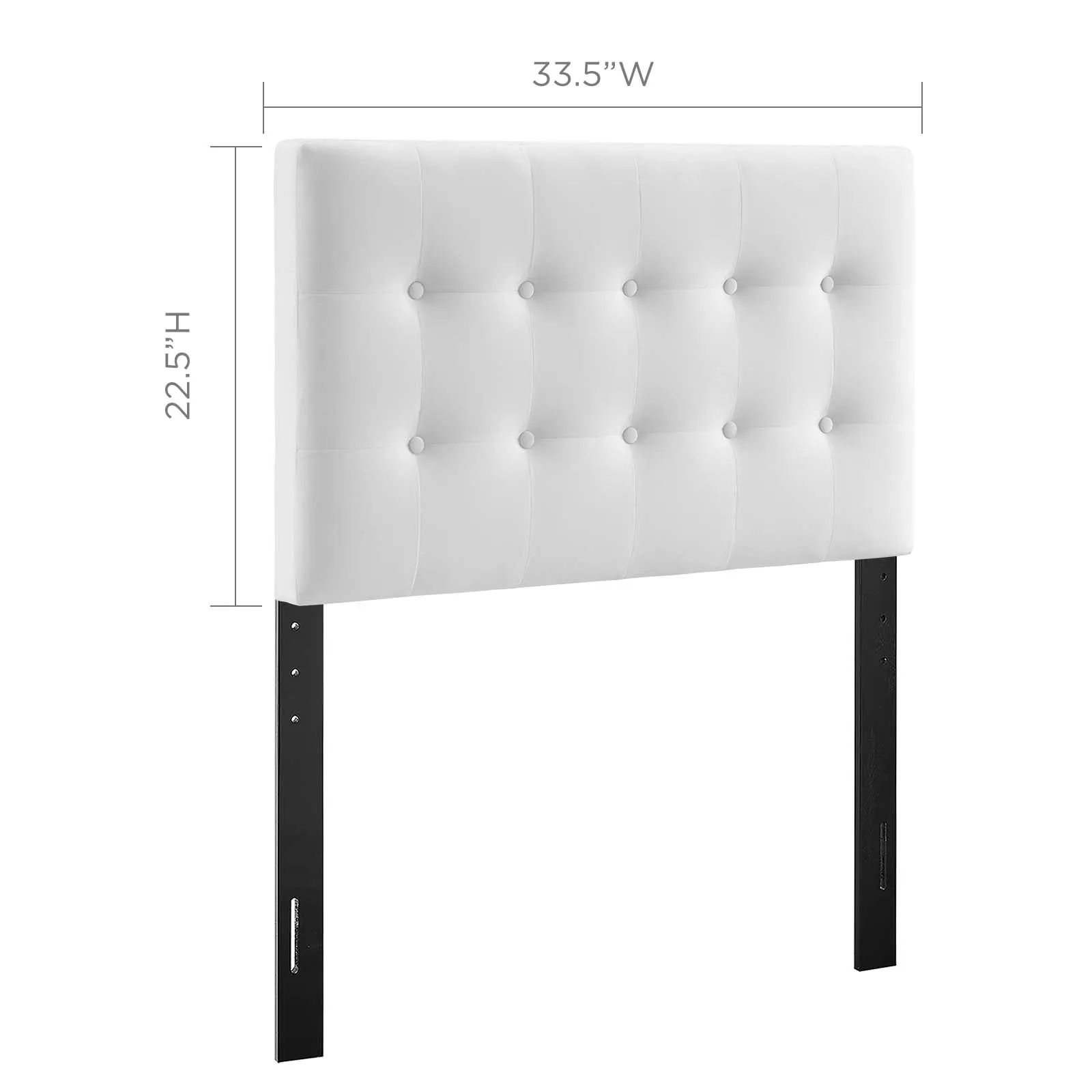 Emily Biscuit Tufted Performance Velvet Headboard