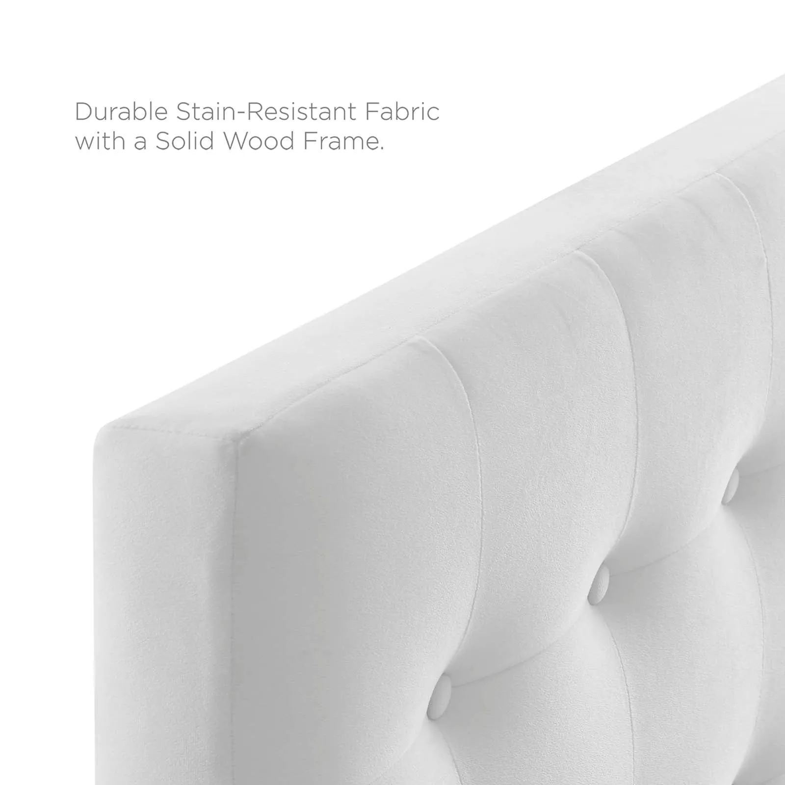 Emily Biscuit Tufted Performance Velvet Headboard