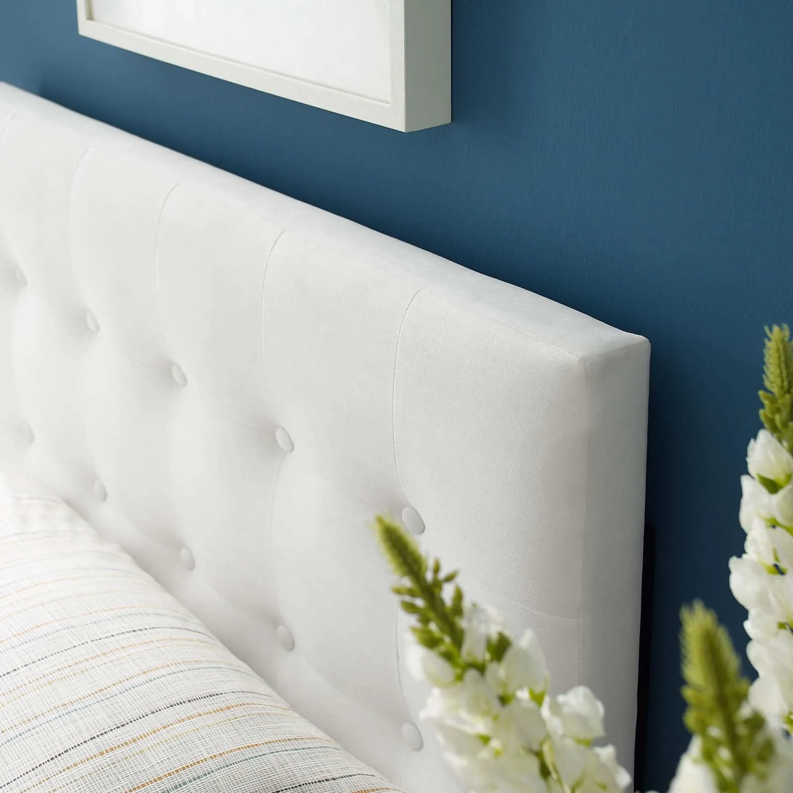 Emily Biscuit Tufted Performance Velvet Headboard