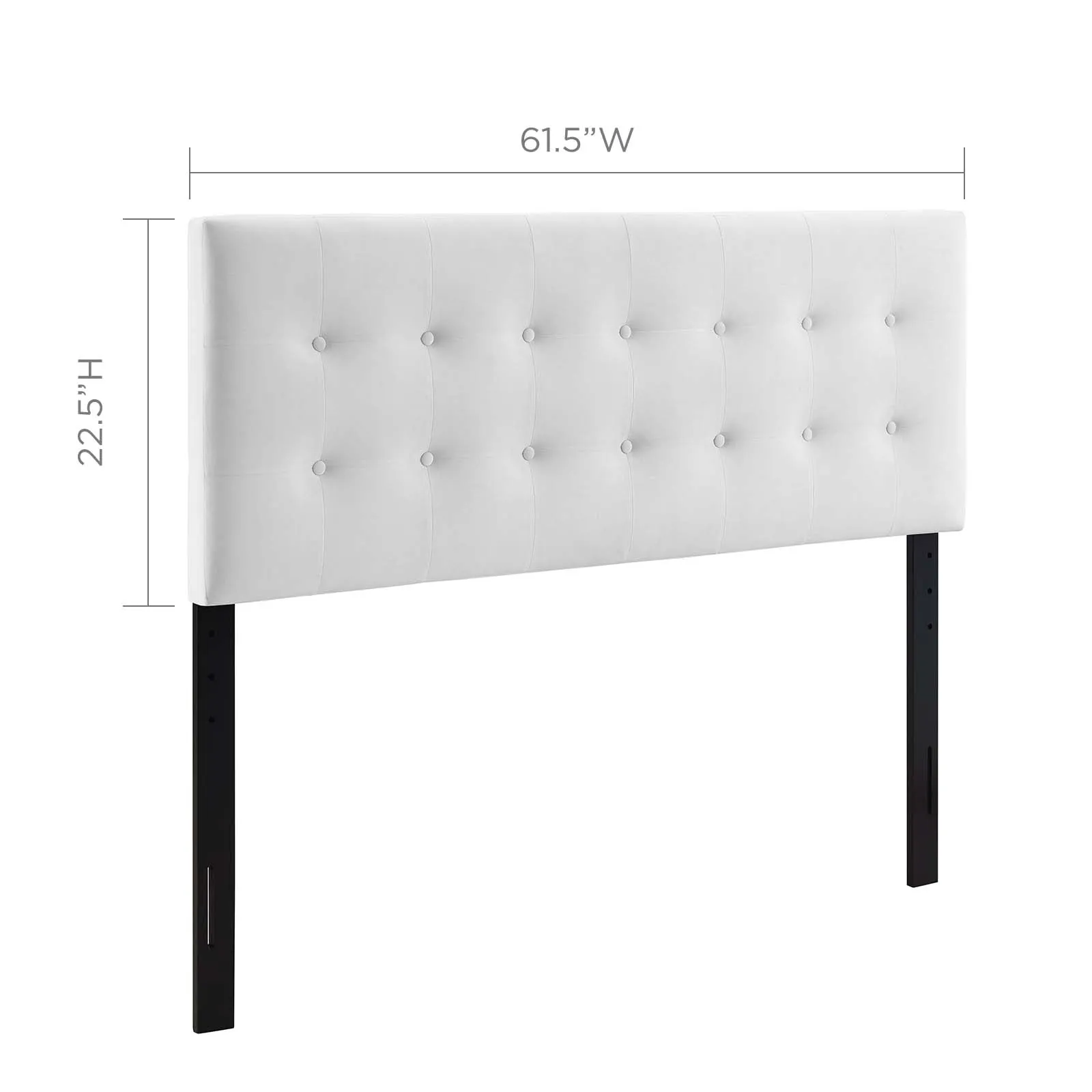 Emily Biscuit Tufted Performance Velvet Headboard