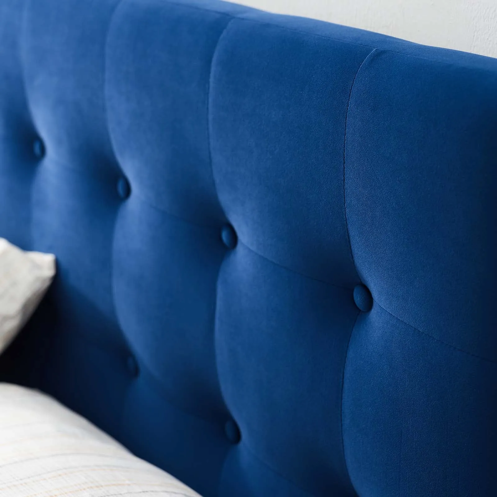 Emily Biscuit Tufted Performance Velvet Headboard