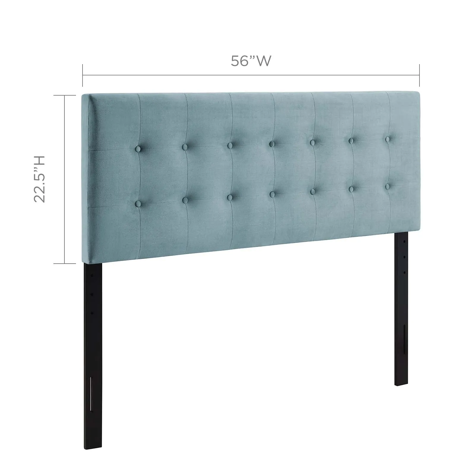 Emily Biscuit Tufted Performance Velvet Headboard