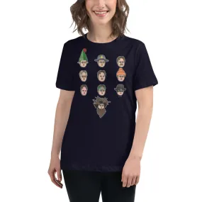 Faces of Dwight Women's Relaxed T-Shirt