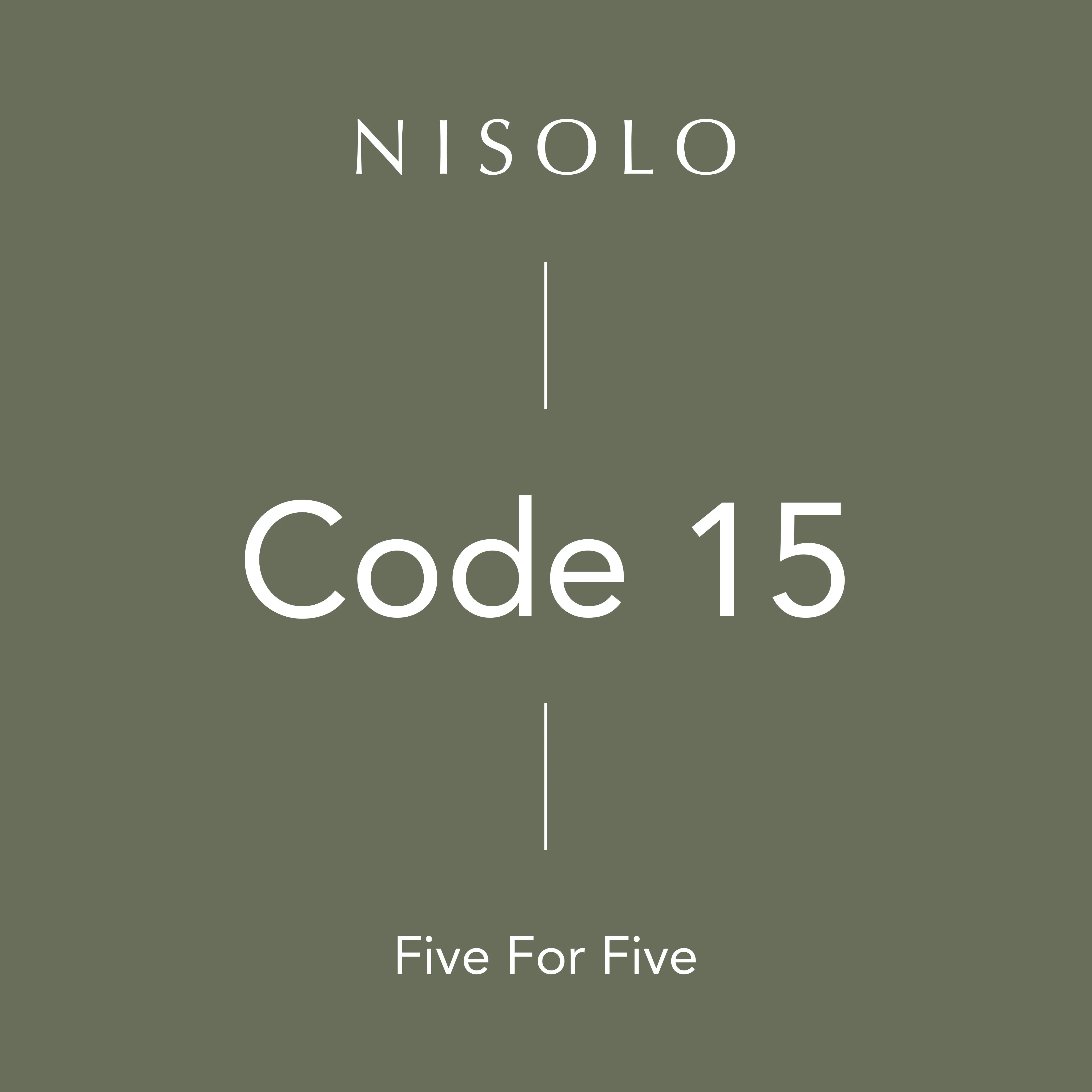 FIVE for FIVE Club: Code 15