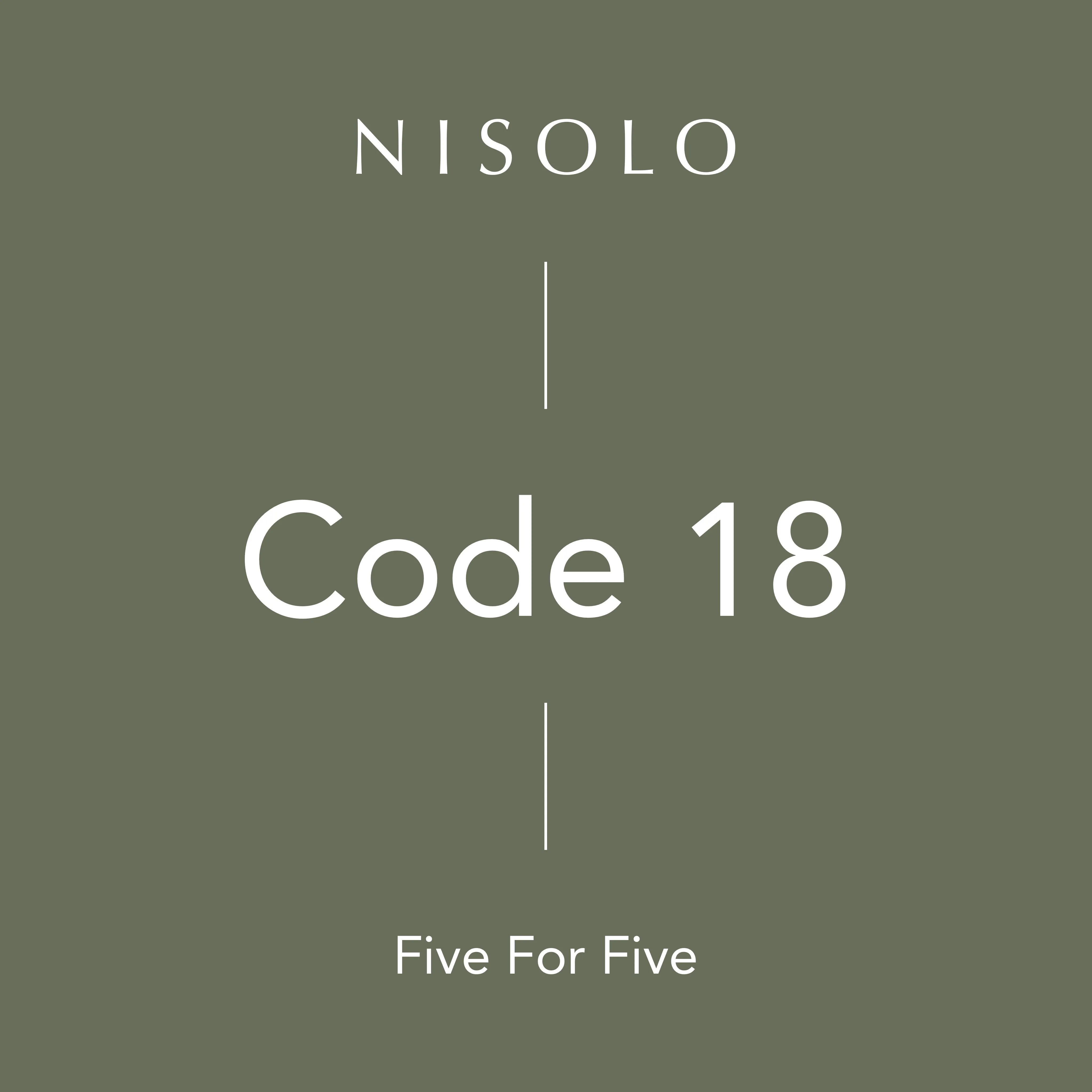 FIVE for FIVE Club: Code 18