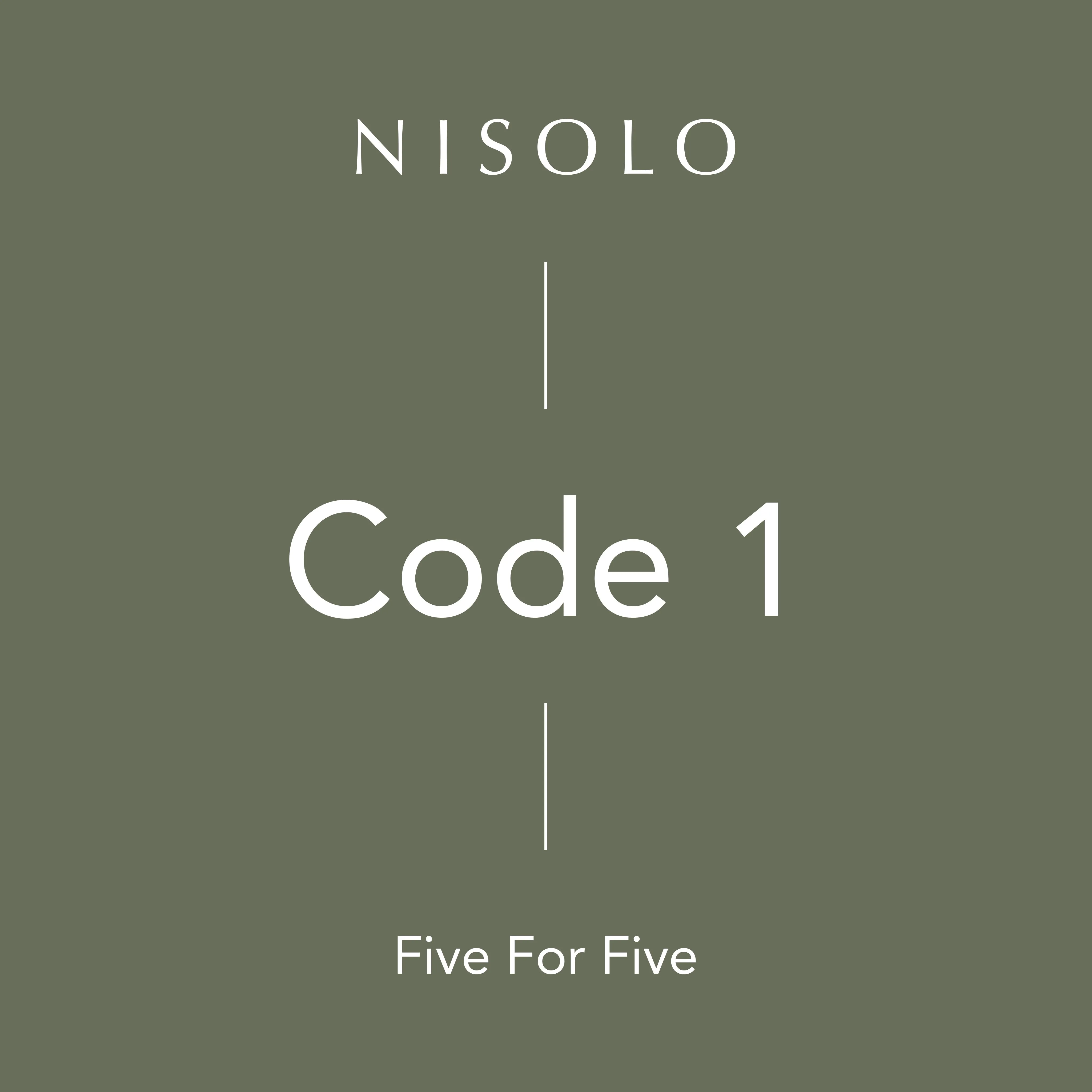 FIVE for FIVE Club: Code 1