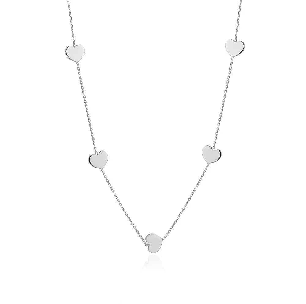 FIVE HEART NECKLACE